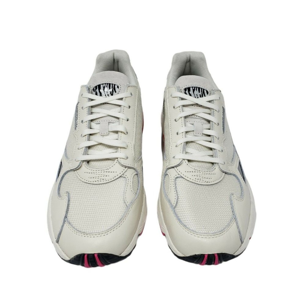 adidas Falcon Sneakers Off White Leopard Print Orange Womens Size 11 NEW - Picture 13 of 14